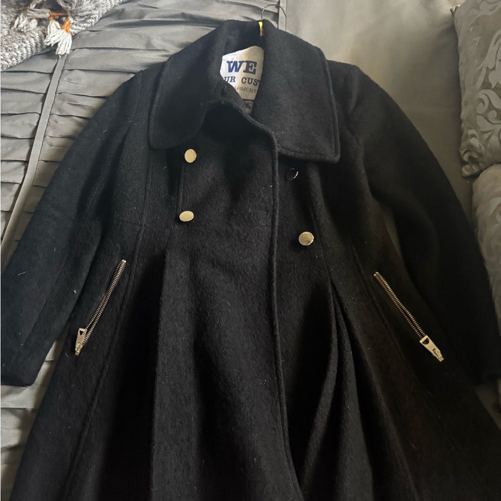 GUESS Black Wool pea Coat